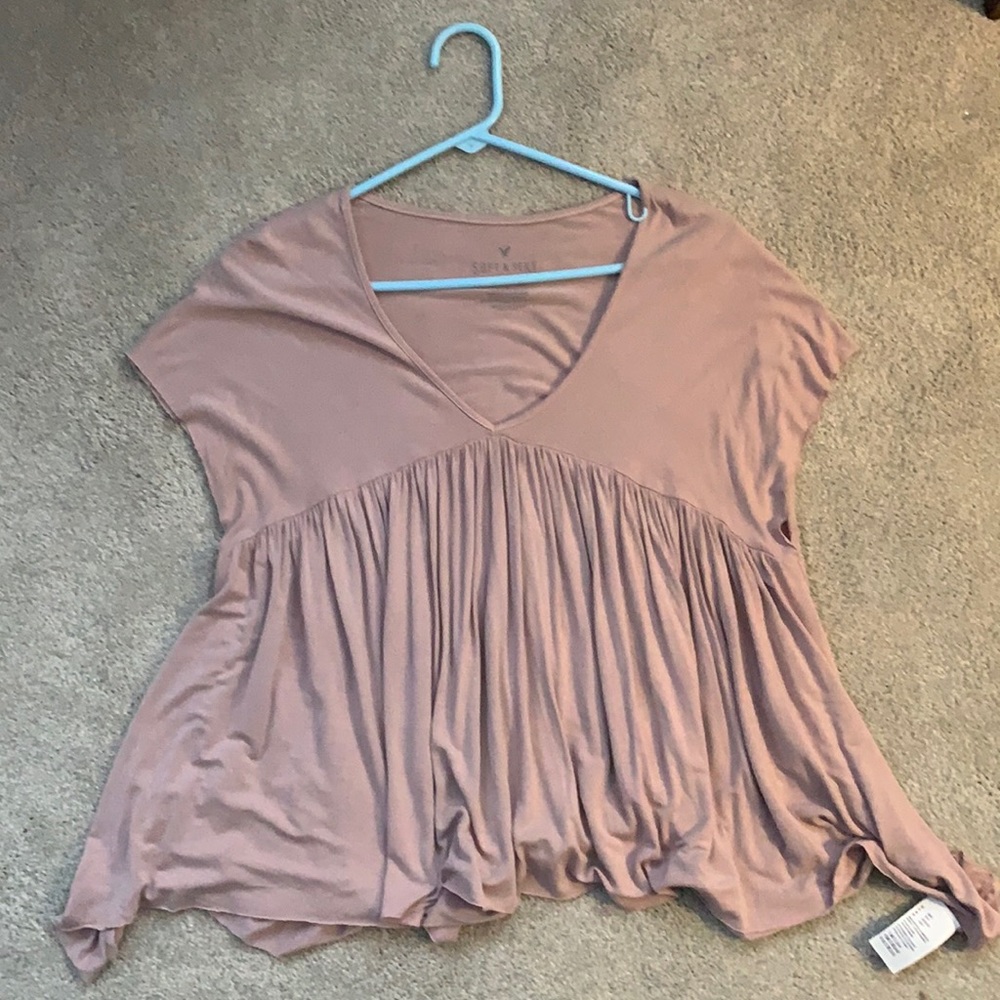 Mauve pink soft & sexy T
